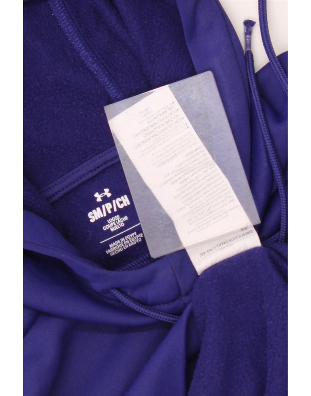 UNDER ARMOUR Felpa con cappuccio da uomo dalla vestibilità rilassata, piccola, in poliestere viola