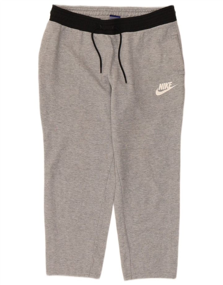 Pantaloni da tuta Nike Capri da uomo, piccoli, in cotone color block grigio