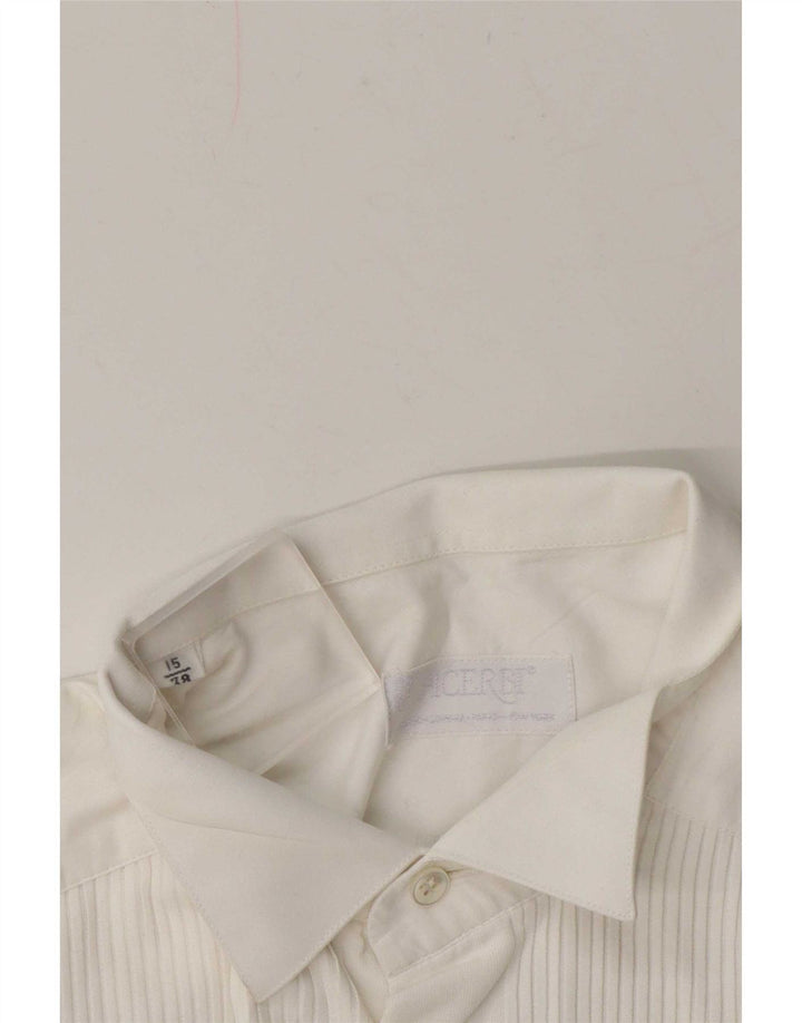 Camicia formale da uomo Acerbi taglia 38 15 media bianca