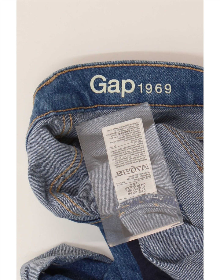 Pantaloncini di jeans da donna Gap US 0 XS W25 cotone blu