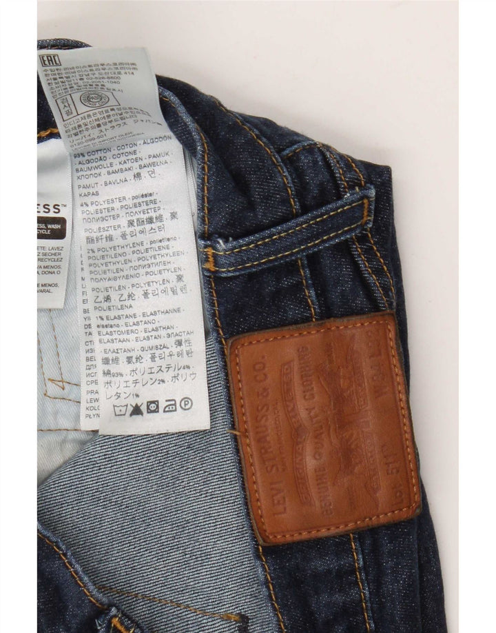 Jeans Levi's Uomo 511 Slim W34 L32 Cotone Blu Navy