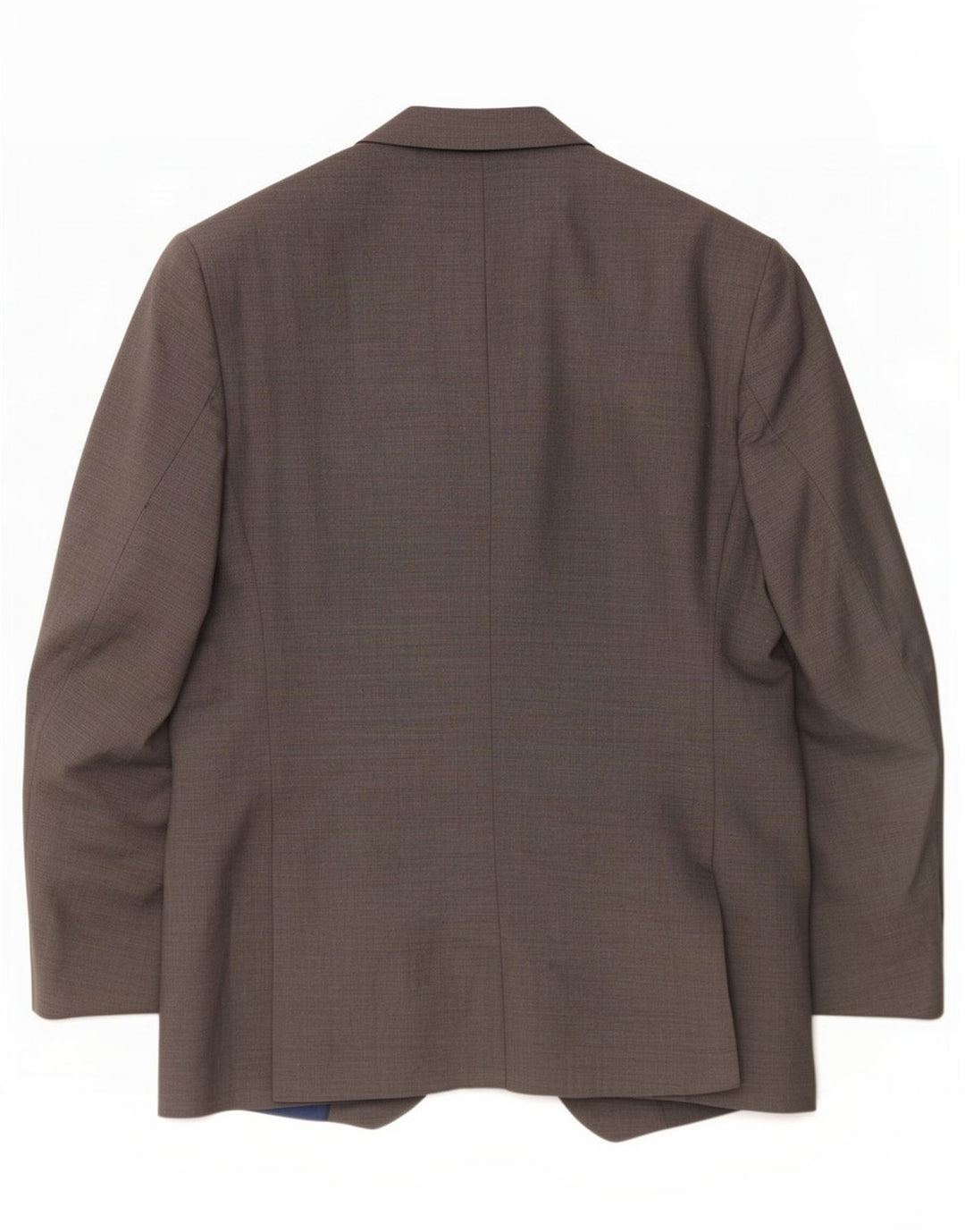 Giacca blazer da uomo a 2 bottoni su misura Marks & Spencer UK 46 XL lana grigia