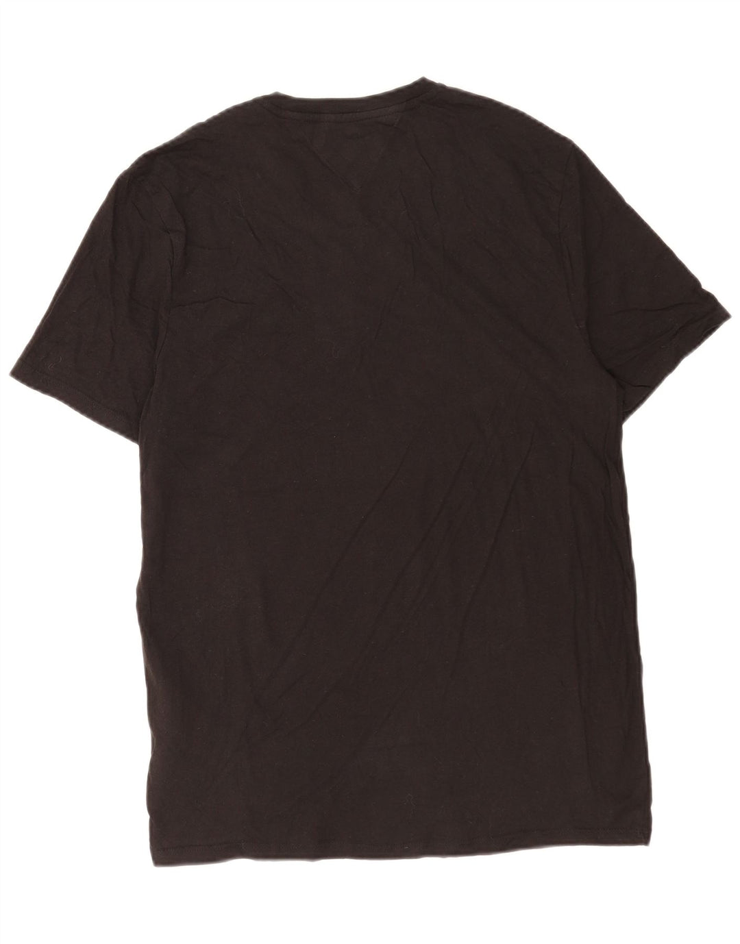 T-shirt da uomo Tommy Hilfiger Top in cotone nero medio