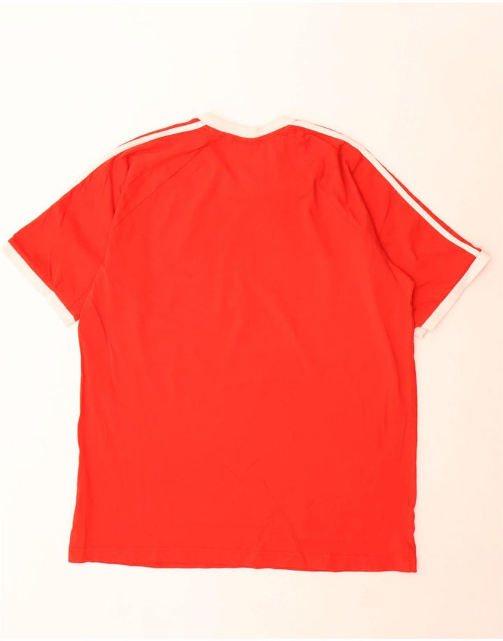 T-shirt da uomo Adidas Top XL rossa in cotone