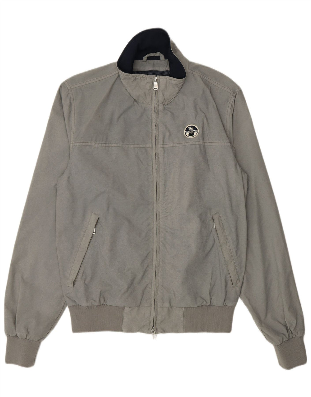Giubbotto bomber da uomo North Sails UK 38 Nylon grigio medio