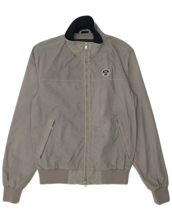 Giubbotto bomber da uomo North Sails UK 38 Nylon grigio medio