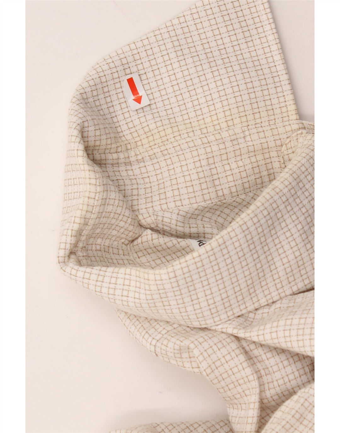 Camicia da uomo PAL ZILERI taglia 40 15 3/4 medio a quadretti bianco sporco