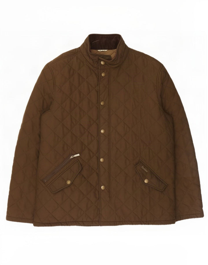 Giacca trapuntata da uomo Barbour UK 42 XL Marrone