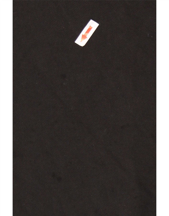 Maglione da uomo con zip e collo Superdry XL in cotone nero