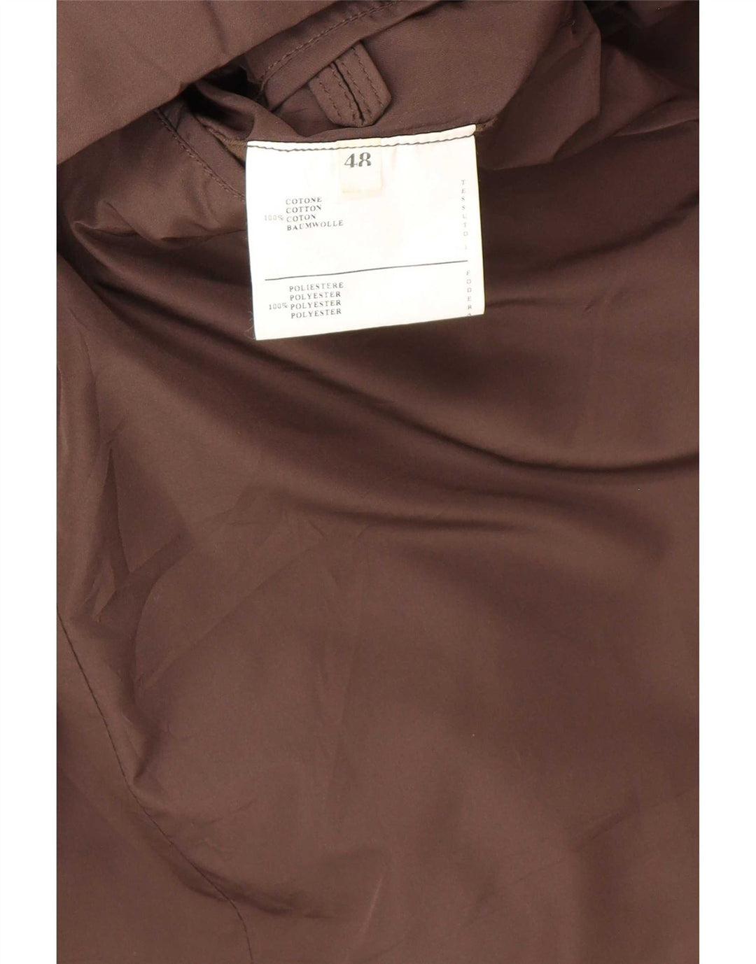 Giacca utility da uomo Mabrun IT 48 Cotone Marrone Medio