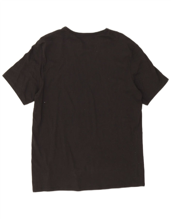 T-shirt grafica da uomo Calvin Klein grande nera