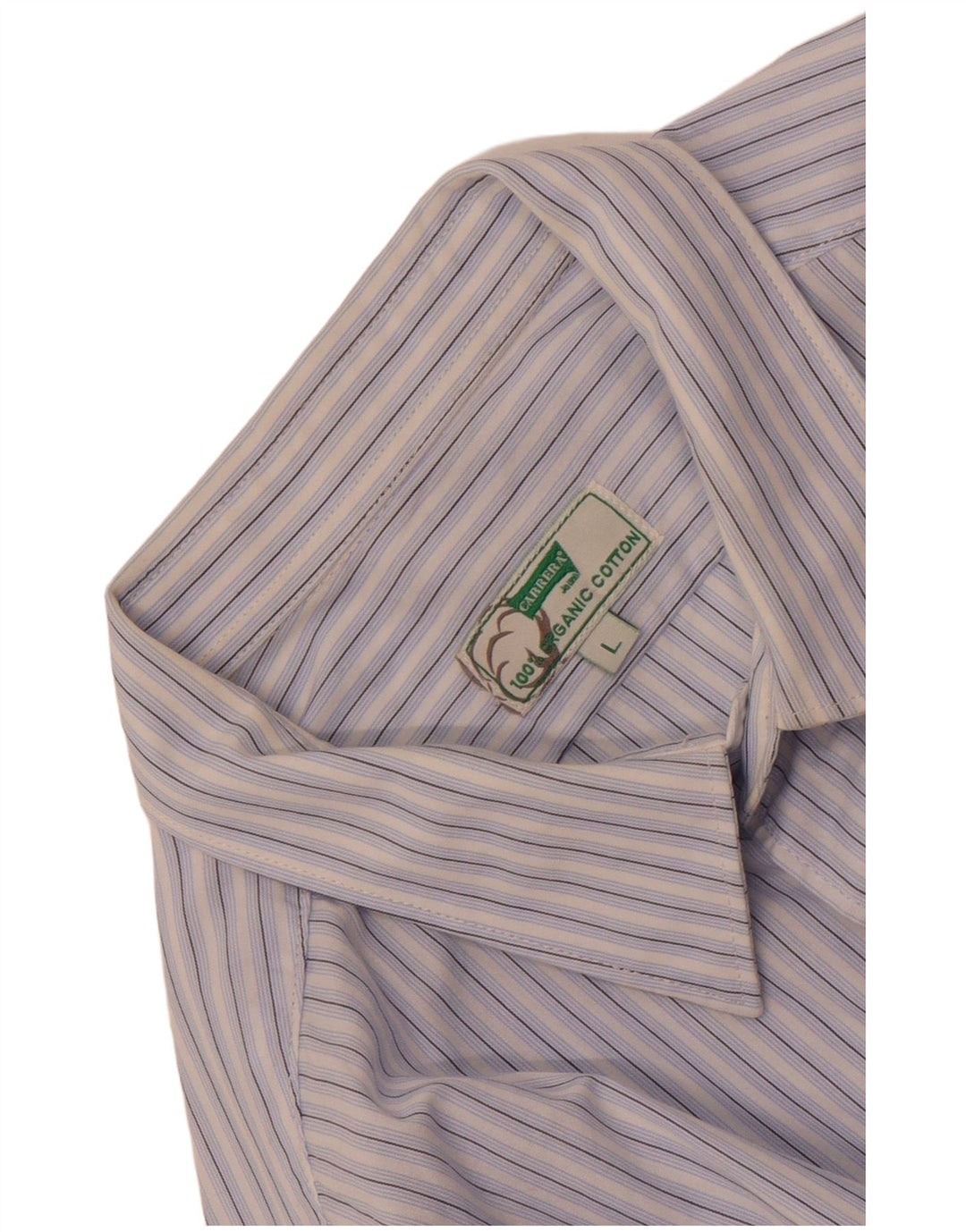 Camicia Carrera Uomo Cotone Righe Grandi Blu