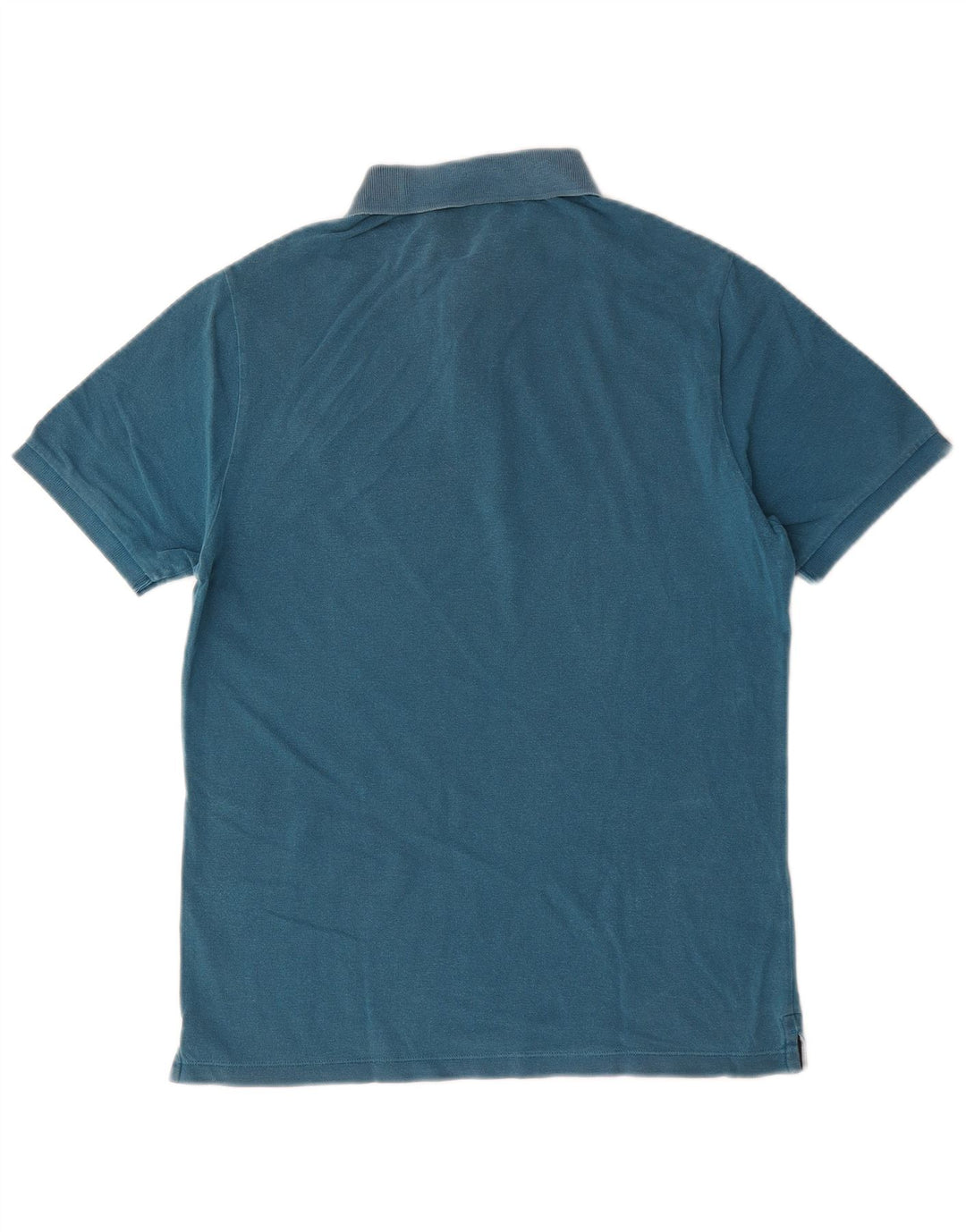 Polo da uomo slim fit Stone Island in cotone blu medio