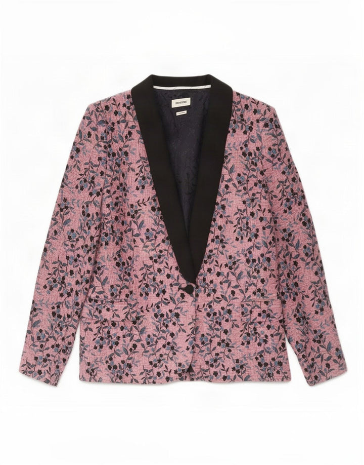 Giacca blazer da donna ZADIG & VOLTAIRE EU 40 Designer floreale rosa medio