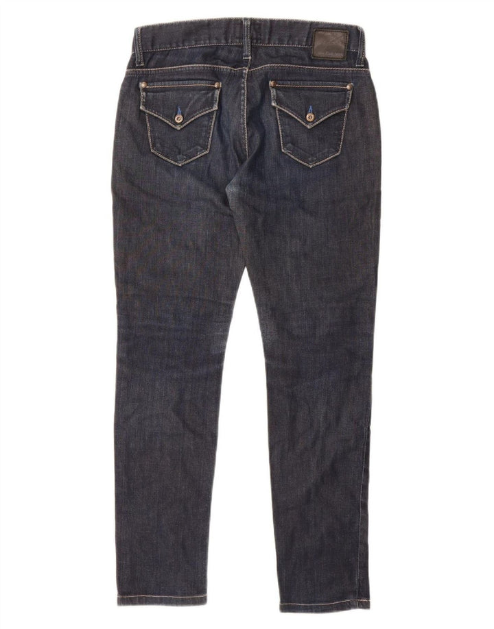 Jeans slim da donna Calvin Klein W27 L29 cotone blu navy