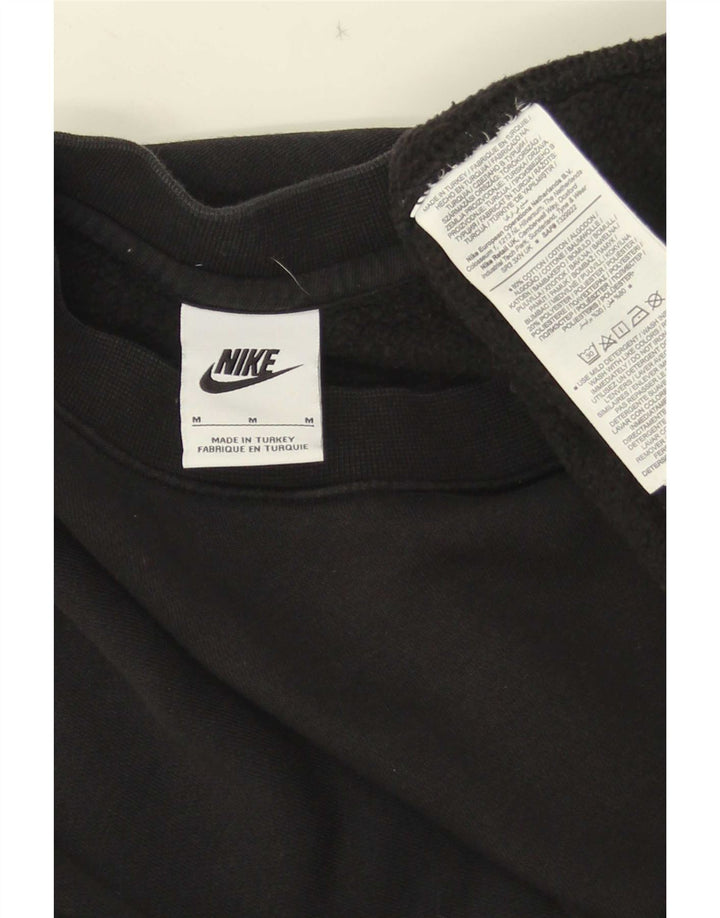 Felpa Nike Uomo Maglia Media Cotone Nero