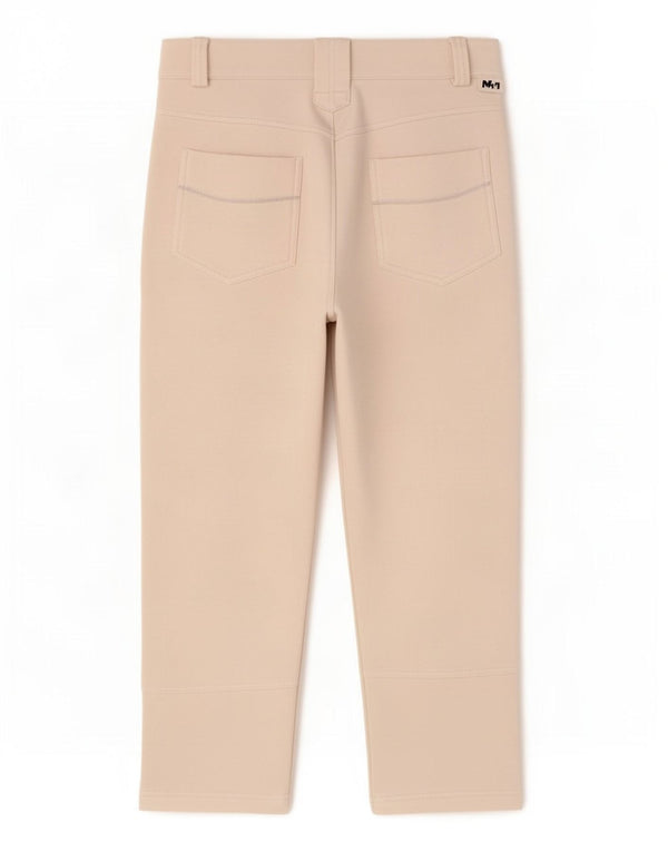 Pantaloni Capri Nike da donna UK 8/10 Small W26 L17 Cotone beige