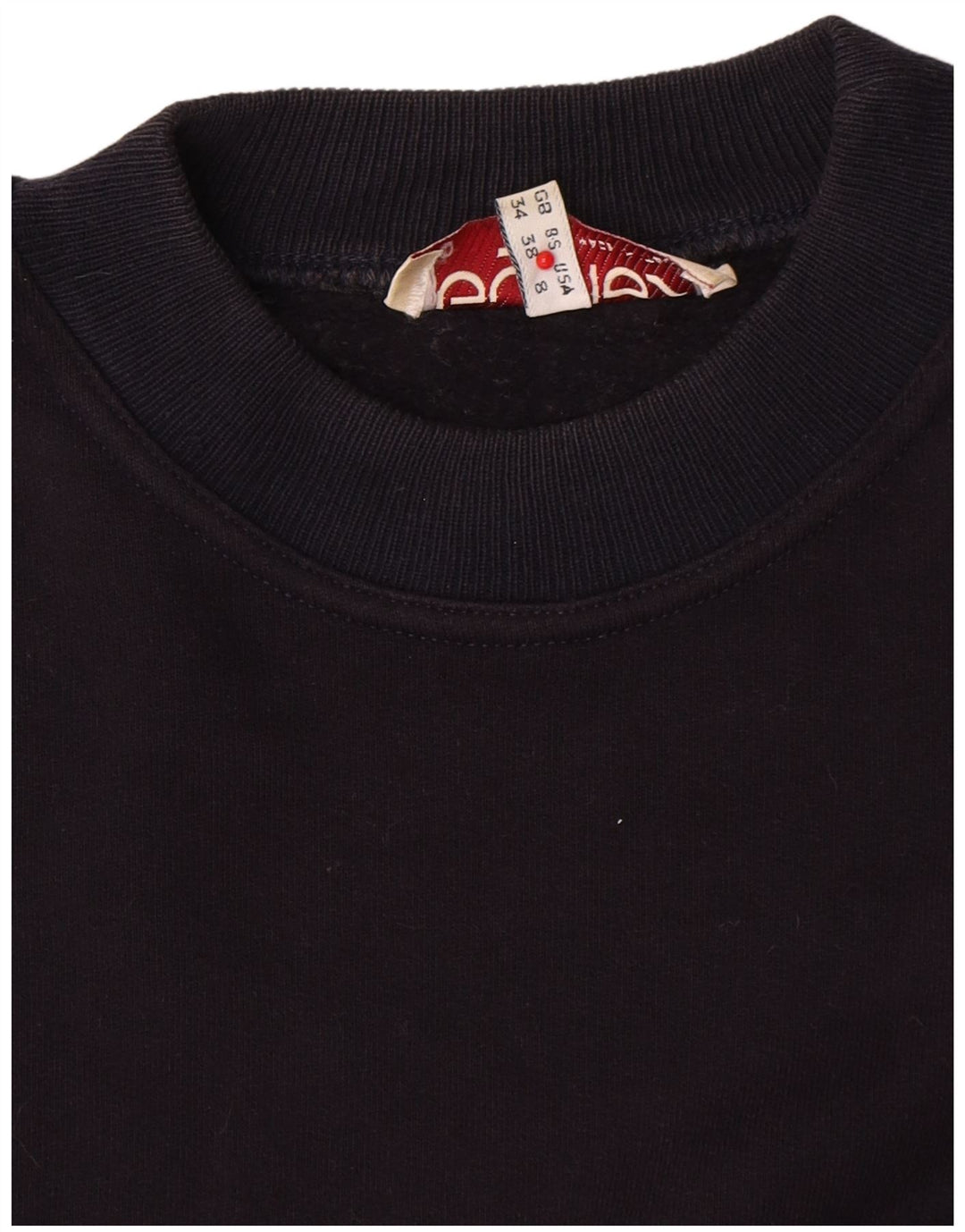 Byblos Donna Felpa Corta Oversize Maglione US 8 Medio Blu Navy