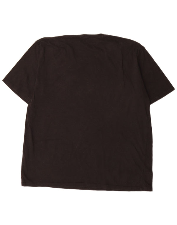 T-shirt grafica da uomo Hard Rock Cafe Milano 2XL cotone nero