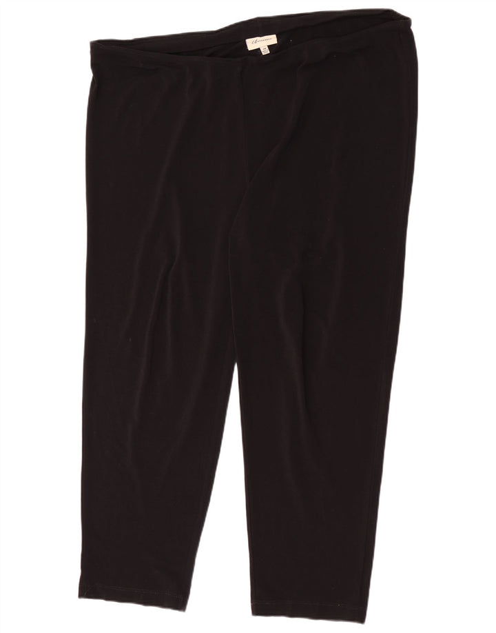 Leggings autografati da donna Marks & Spencer UK 14 grande poliestere nero