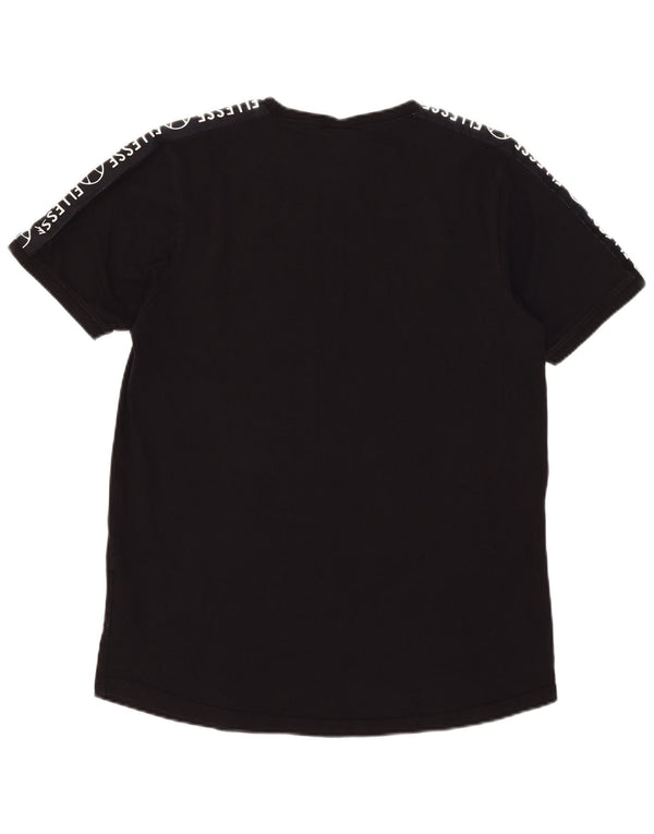 T-shirt grafica da uomo Ellesse Top grande nera