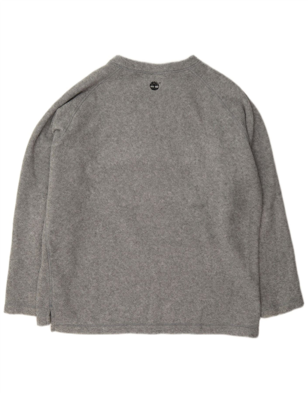 Maglione in pile da uomo Timberland grande poliestere chiazzato grigio