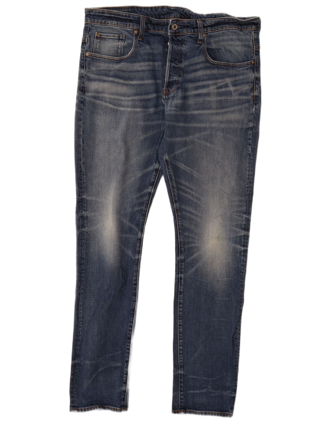 Jeans G-STAR da uomo 3301 affusolati W36 L34 Blu