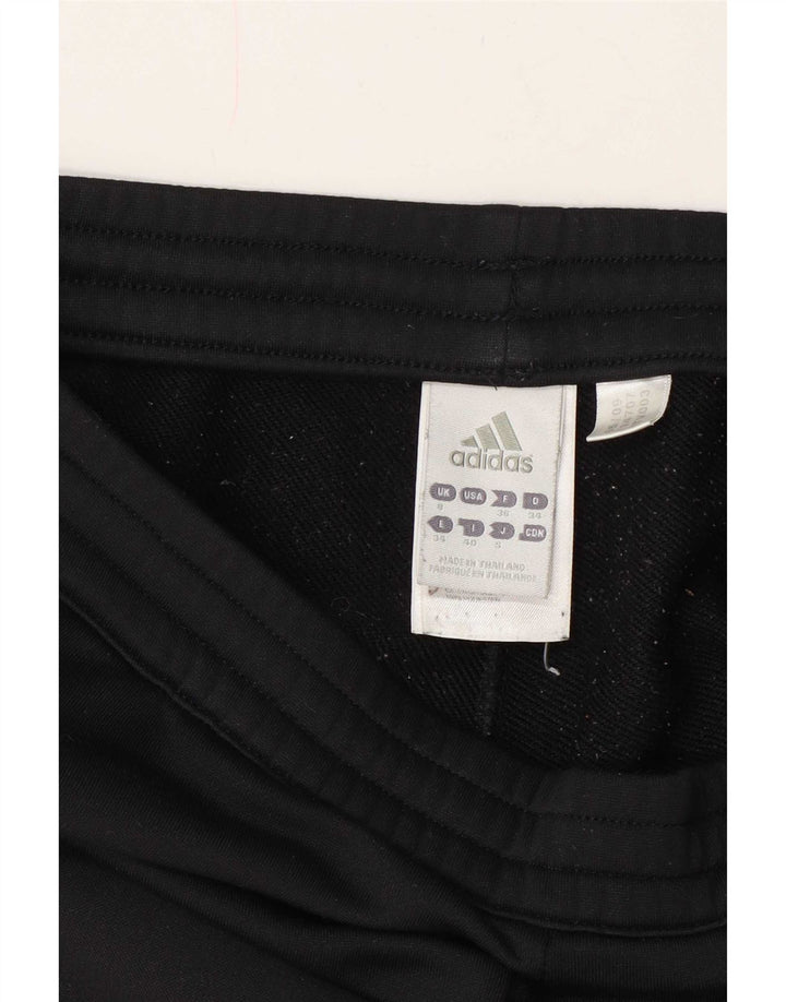 Pantaloni della tuta da donna Adidas UK 8 Small Poliestere nero