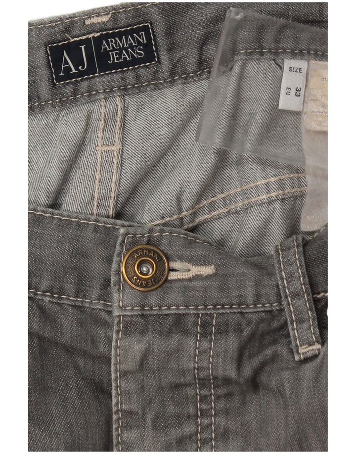 Jeans slim da uomo Armani W33 L27 Grigi
