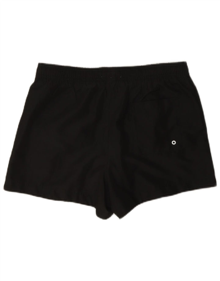 Pantaloncini da bagno grafici da uomo Calvin Klein piccoli in poliestere color block nero