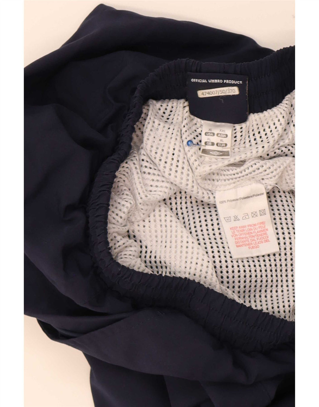 Pantaloncini sportivi Umbro da uomo Bermuda XL blu navy in poliestere