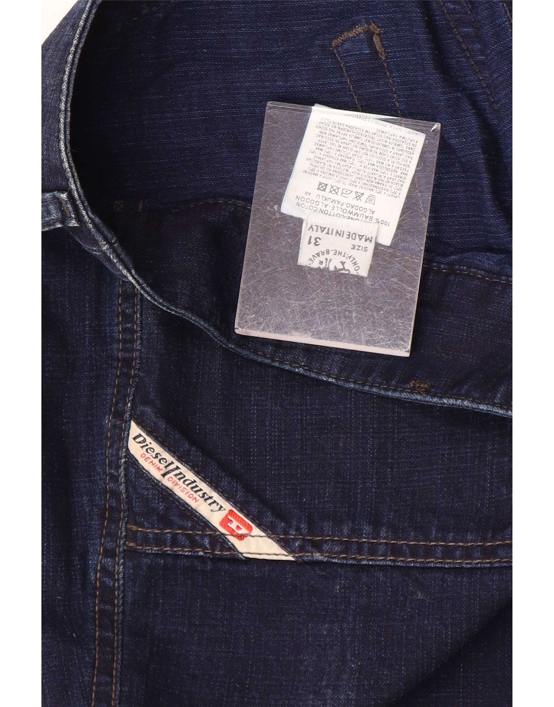 Jeans bootcut da donna Diesel W31 L31 cotone blu navy