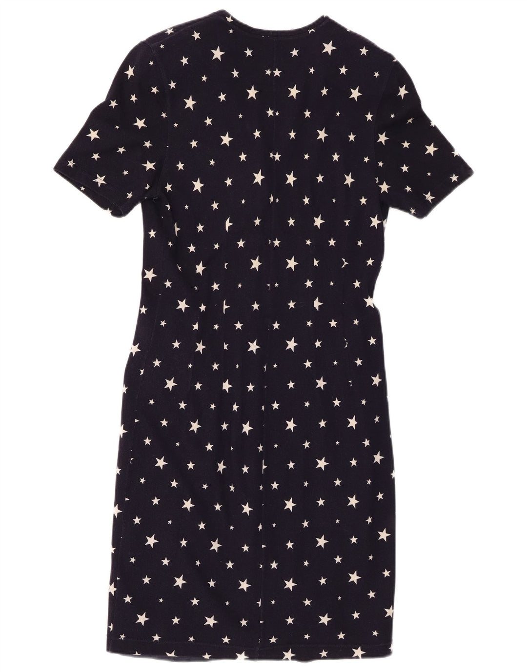 Abito camicia da donna con motivo astratto Fort & Madox IT 44 blu navy medio