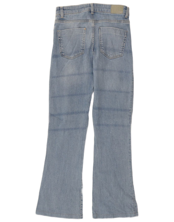 Jeans svasati da donna Zara EU 38 piccoli W28 L30 blu