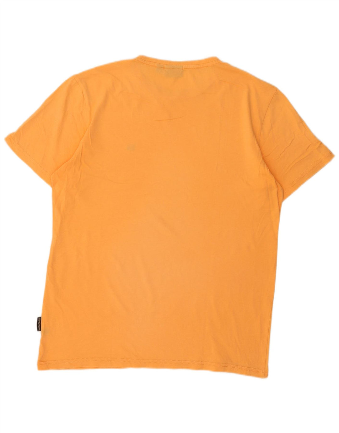 T-shirt geografica da uomo NAPAPIJRI Top grande arancione