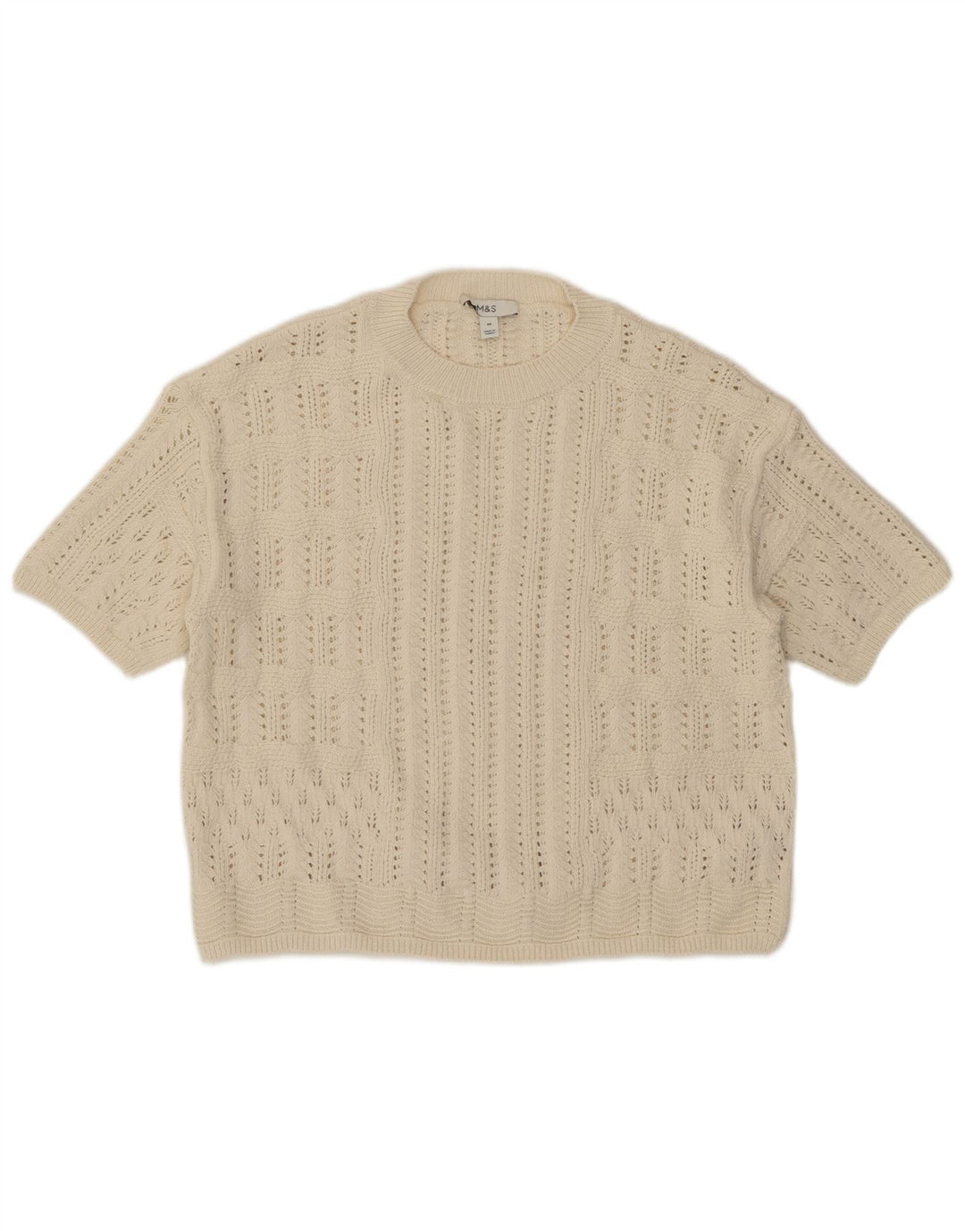 Maglione maglione girocollo da donna Marks & Spencer See Through UK 14 Medium Be