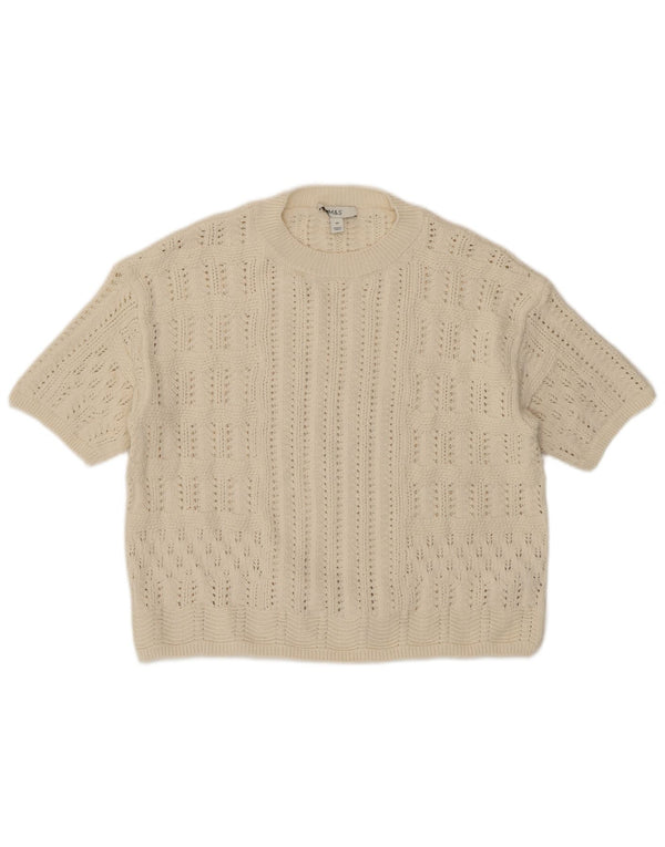 Maglione maglione girocollo da donna Marks & Spencer See Through UK 14 Medium Be