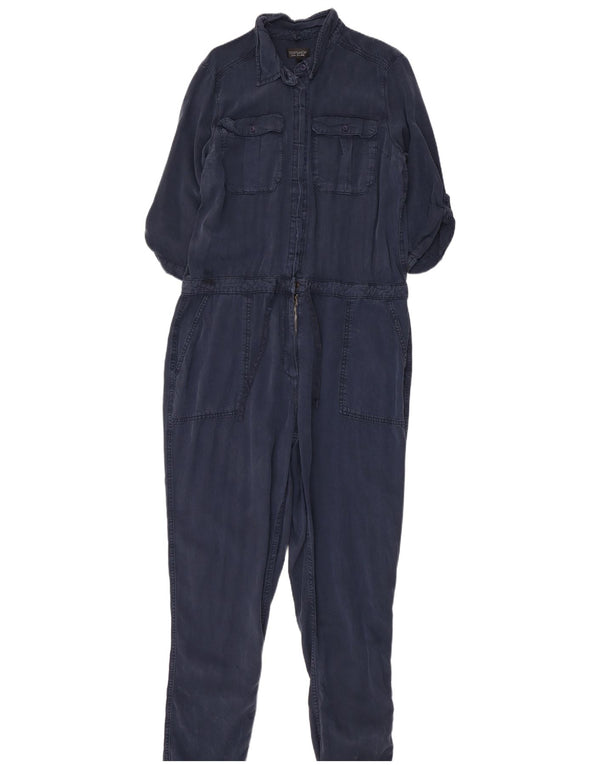 Topshop Tuta da donna con maniche a 3/4 UK 16 Large Lyocell blu navy