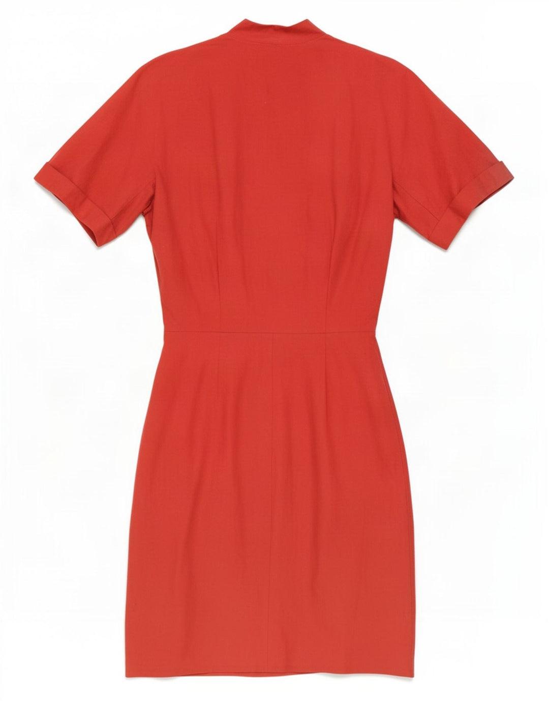 Abito avvolgente da donna Max Mara UK 12 Lino rosso medio