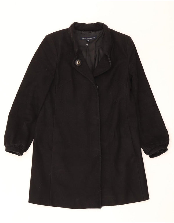 Cappotto oversize da donna French Connection UK 8 piccolo in lana vergine nera