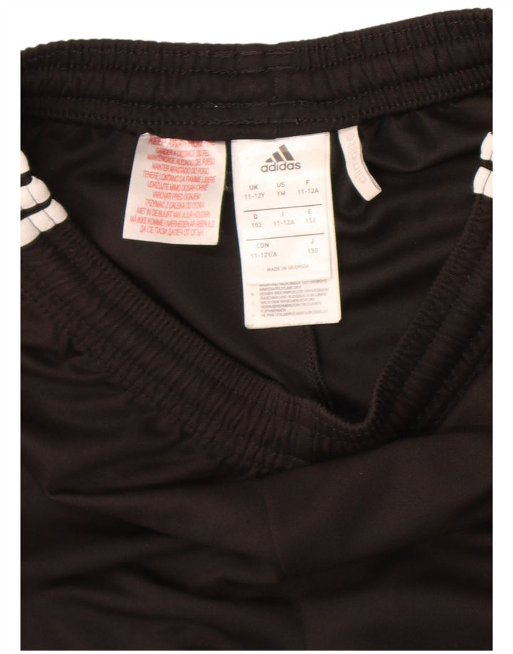 Pantaloncini sportivi ADIDAS da ragazzo Climalite 11-12 anni in poliestere nero