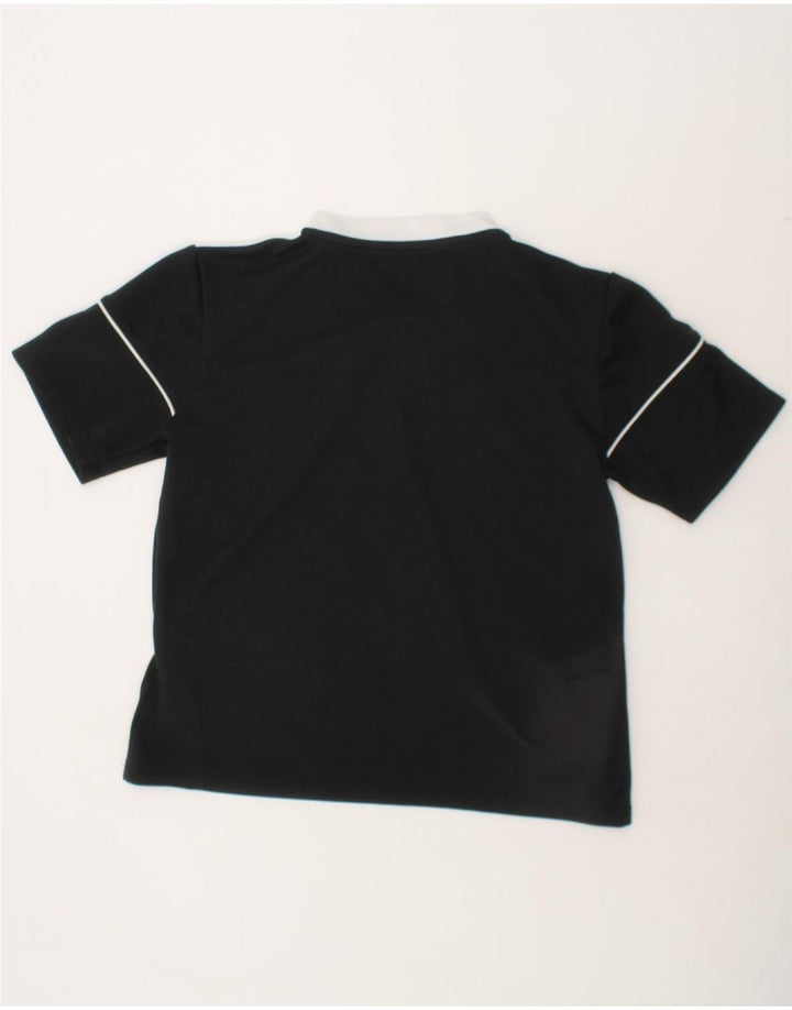 ADIDAS Boys Aeroready T-Shirt Top 11-12 Years Black Polyester Vintage Adidas and Second-Hand Adidas from Messina Hembry 
