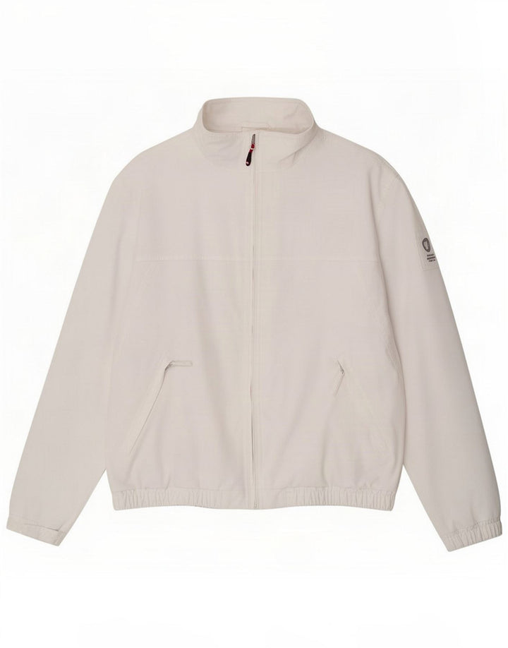 Murphy & Nye Giubbotto bomber da uomo UK 44 3XL Bianco Poliammide