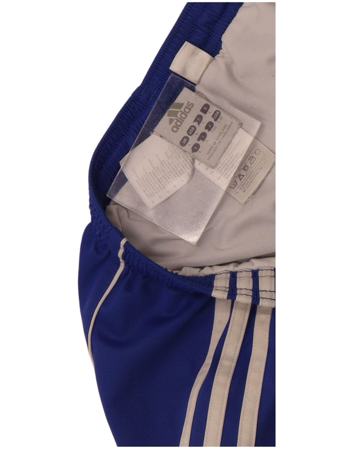 Pantaloncini sportivi Adidas da uomo grandi in poliestere blu