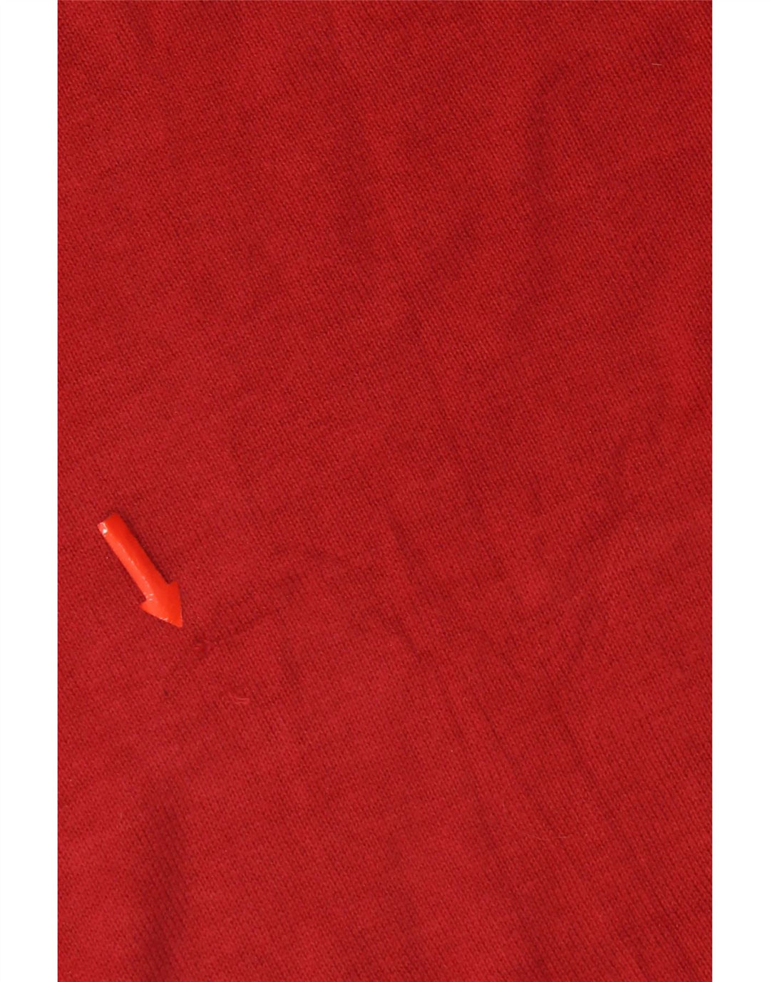 Maglione girocollo da uomo Zara grande in cotone rosso