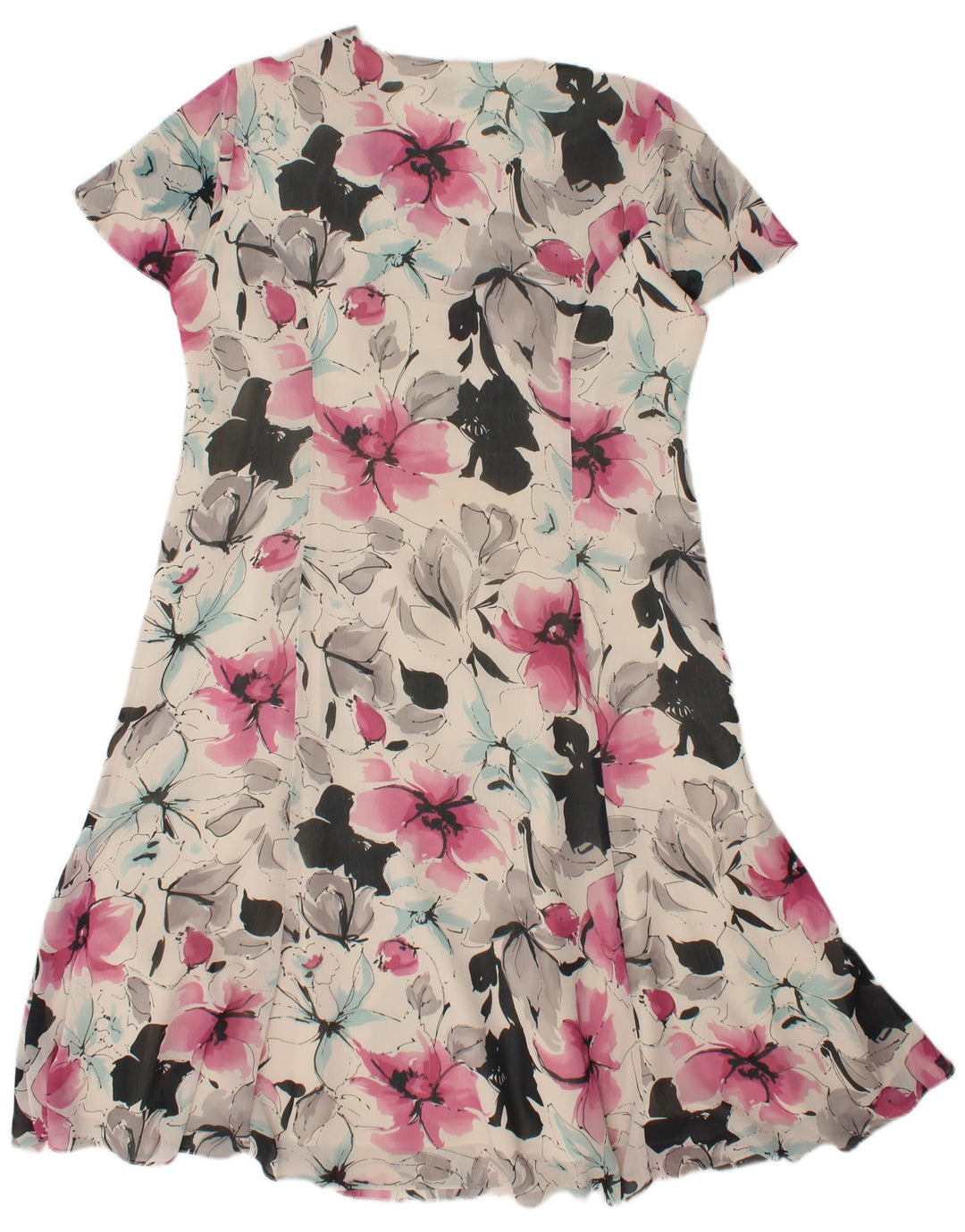 Abito a trapezio da donna Eastex UK 14 Grande poliestere floreale multicolore