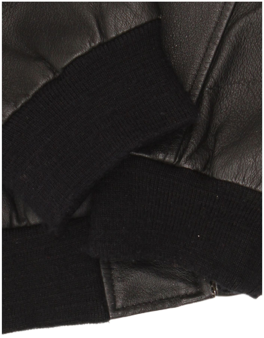 Giacca in pelle bomber da uomo Henry Morell EU 48 in pelle nera media
