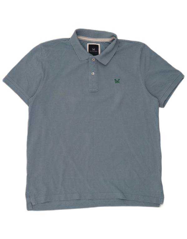 Crew Clothing Polo da uomo XL in cotone blu