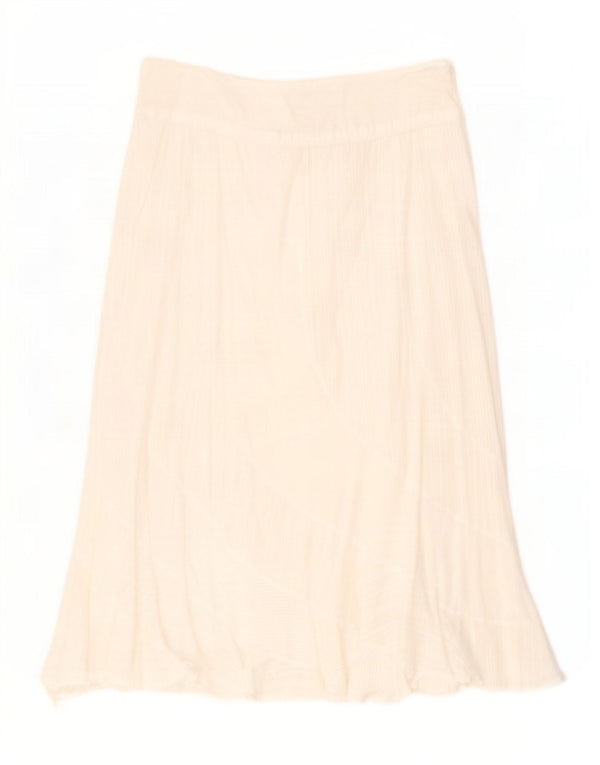 EWM Gonna a trapezio da donna grande W36 in cotone bianco