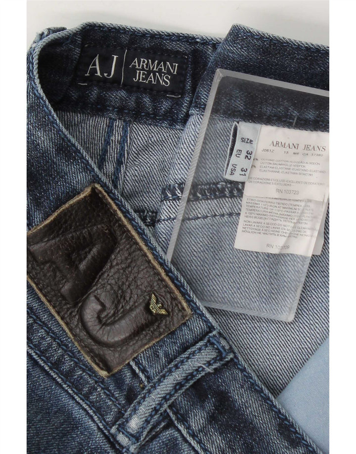 Jeans slim da uomo Armani W32 L32 in cotone blu